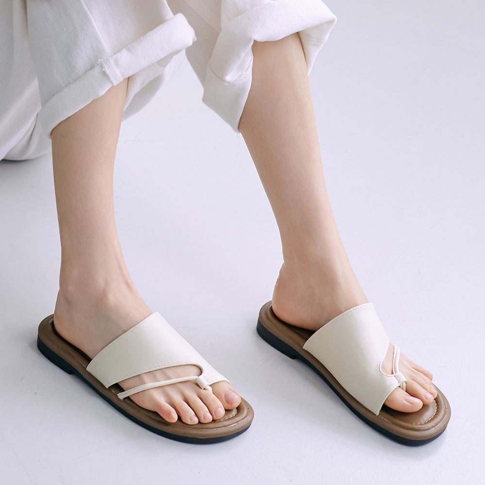 에스유니 와이드 스트랩 여성 플랫 엄지 쪼리 슬리퍼 여름 바캉스 휴가 2.5cm - 상세 이미지 5