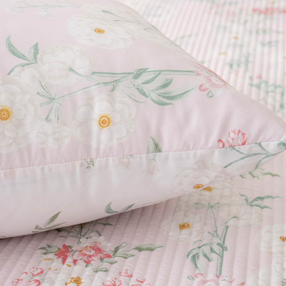 송화침장 모달100% 양면베개 플라워 로망 텐셀 50x70cm 베개커버