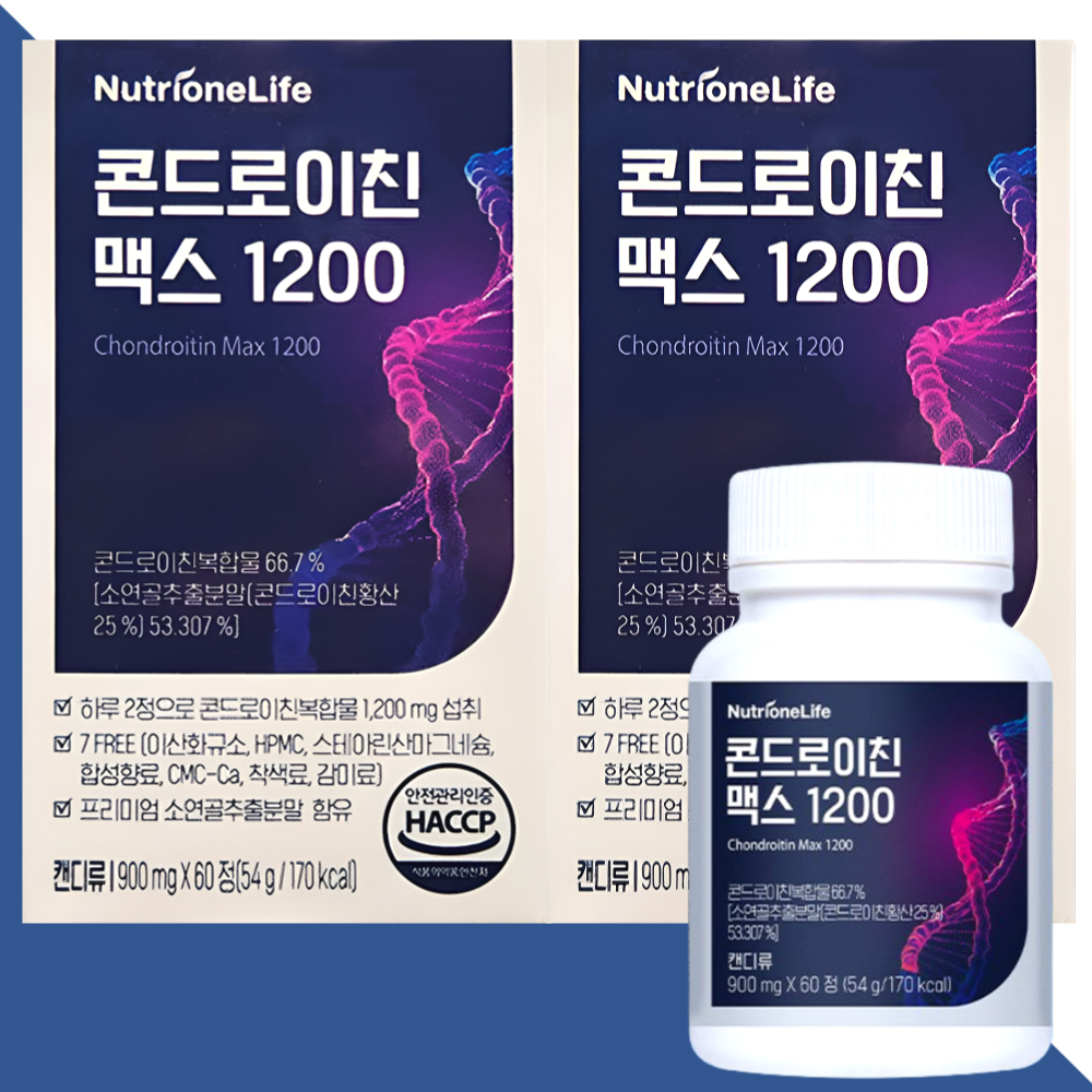 뉴트리원 콘드로이친 1200 맥스 60정X2박스 - 메인 이미지