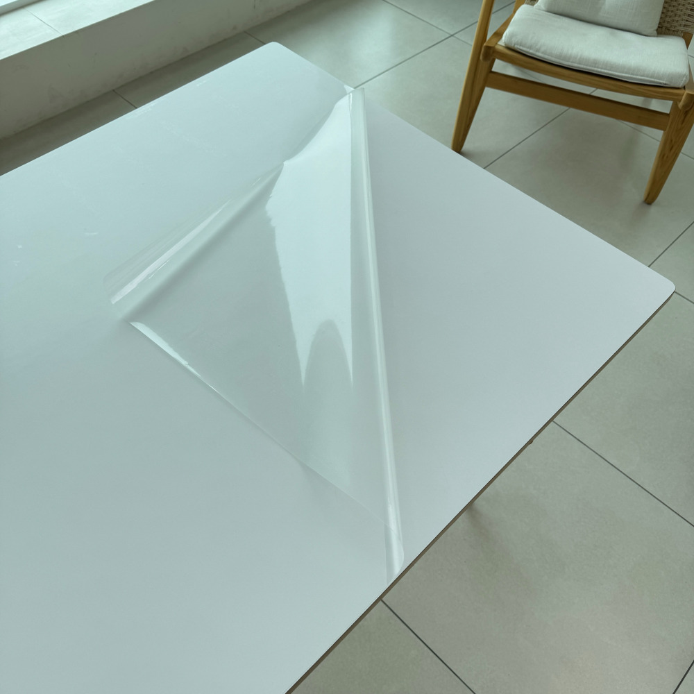 이노가드 투명 식탁 테이블 책상 매트 보호필름 시트 덮개 유리대용 깔개 패드 방수 무광1호