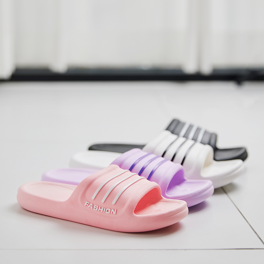 크린리빙 패션 슬림 삼선 논슬립 슬리퍼 거실 사무실 4color