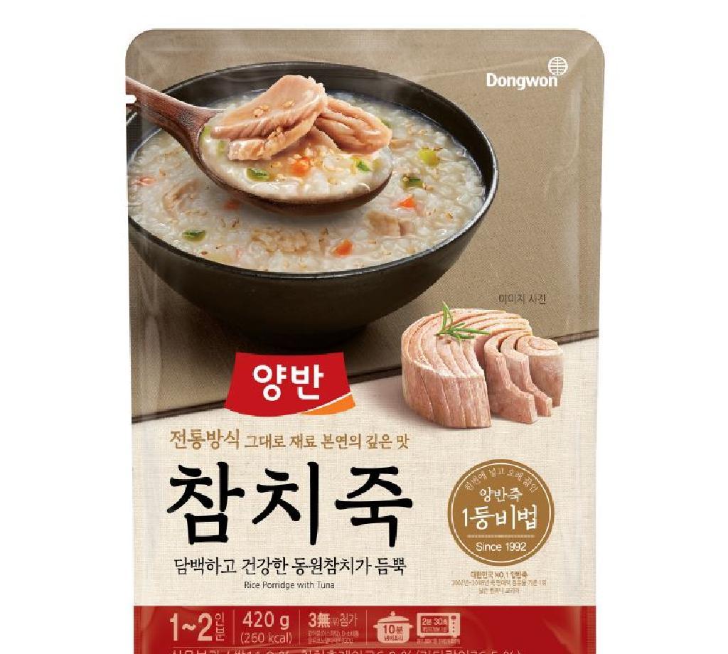 양반 참치죽 동원 : 식재온