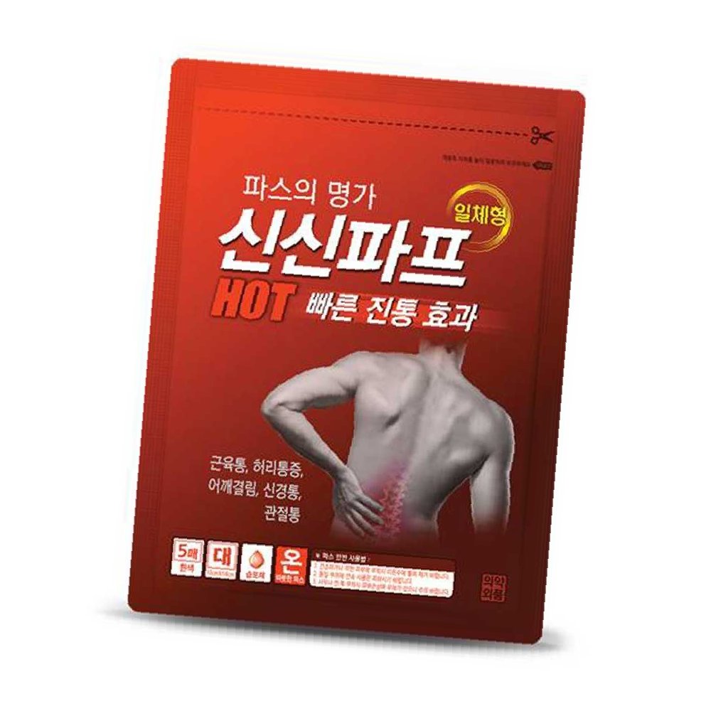 핫파스 파스 5매 신신제약 핫카타플라스마(대) : 미사라스토어