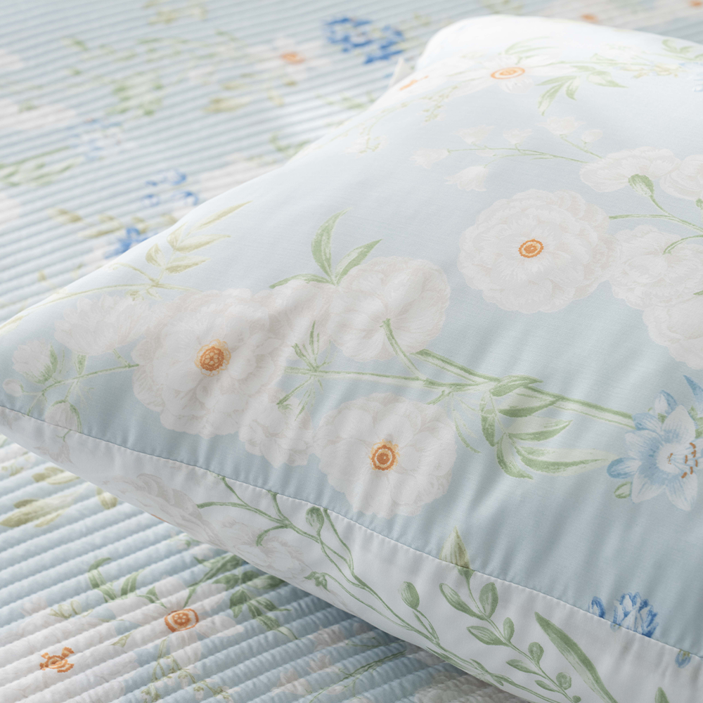 송화침장 모달100% 양면베개 플라워 로망 텐셀 50x70cm 베개커버