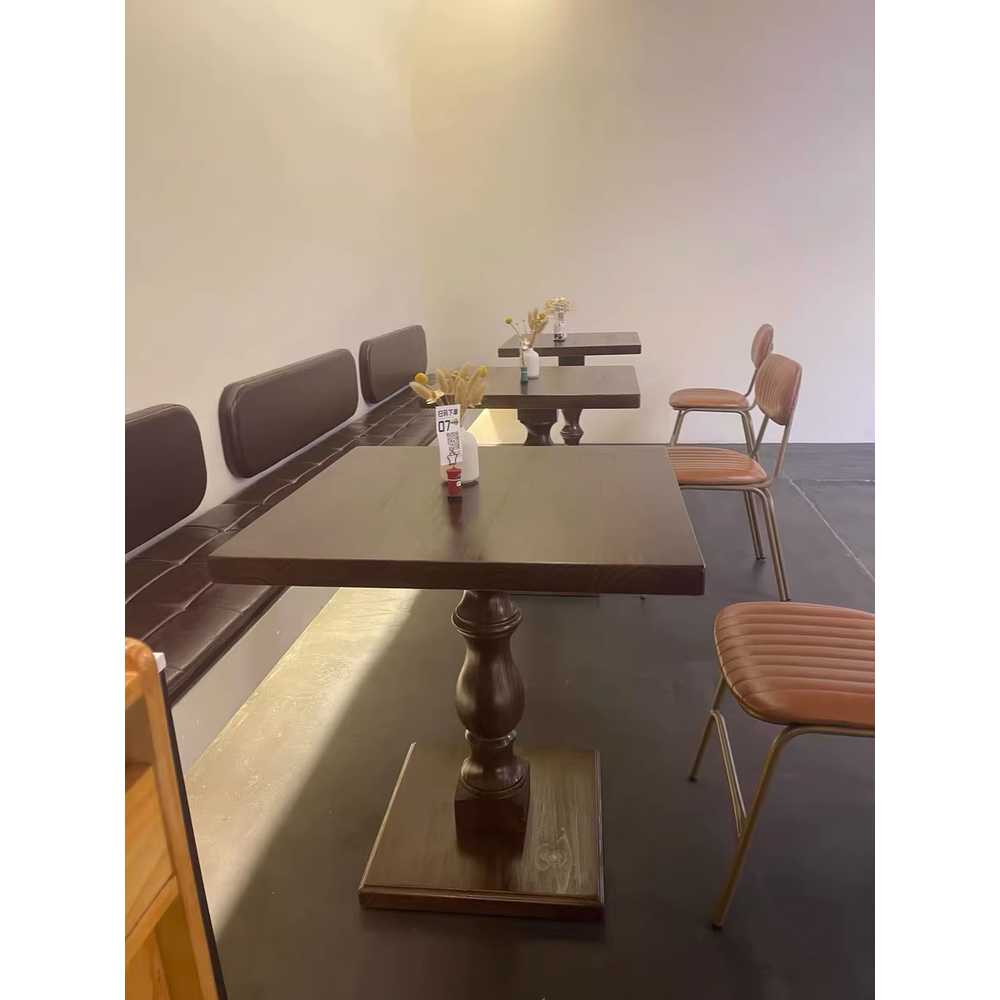 엔틱 티테이블 레트로 찻집 커피숍 고급 원형 협탁 50x50x75 - 상세 이미지 5