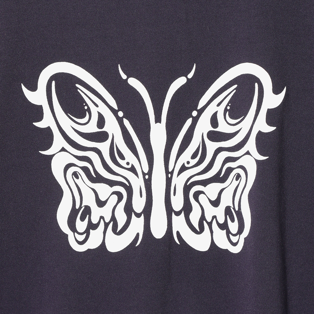 니들스 반팔티 Needles x Kae Tanaka S/S Crew Neck Tee - Poly Jersey / KT Papillon 프린트 티셔츠 QV433B - 상세 이미지 5