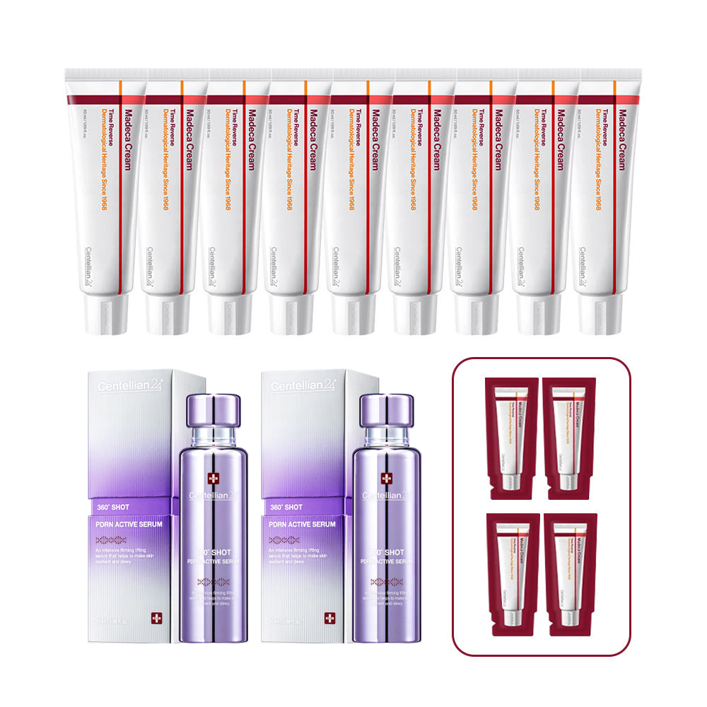 동국제약 마데카 크림 타임리버스 시즌7 50ml9+피디알엔 액티브 세럼 50ml2+샘플4