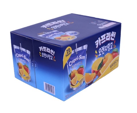 카프리썬 오렌지 망고 멀티 비타민 과일 주스 음료 대용량 어린이 간식 200ml 20개 - 상세 이미지 3