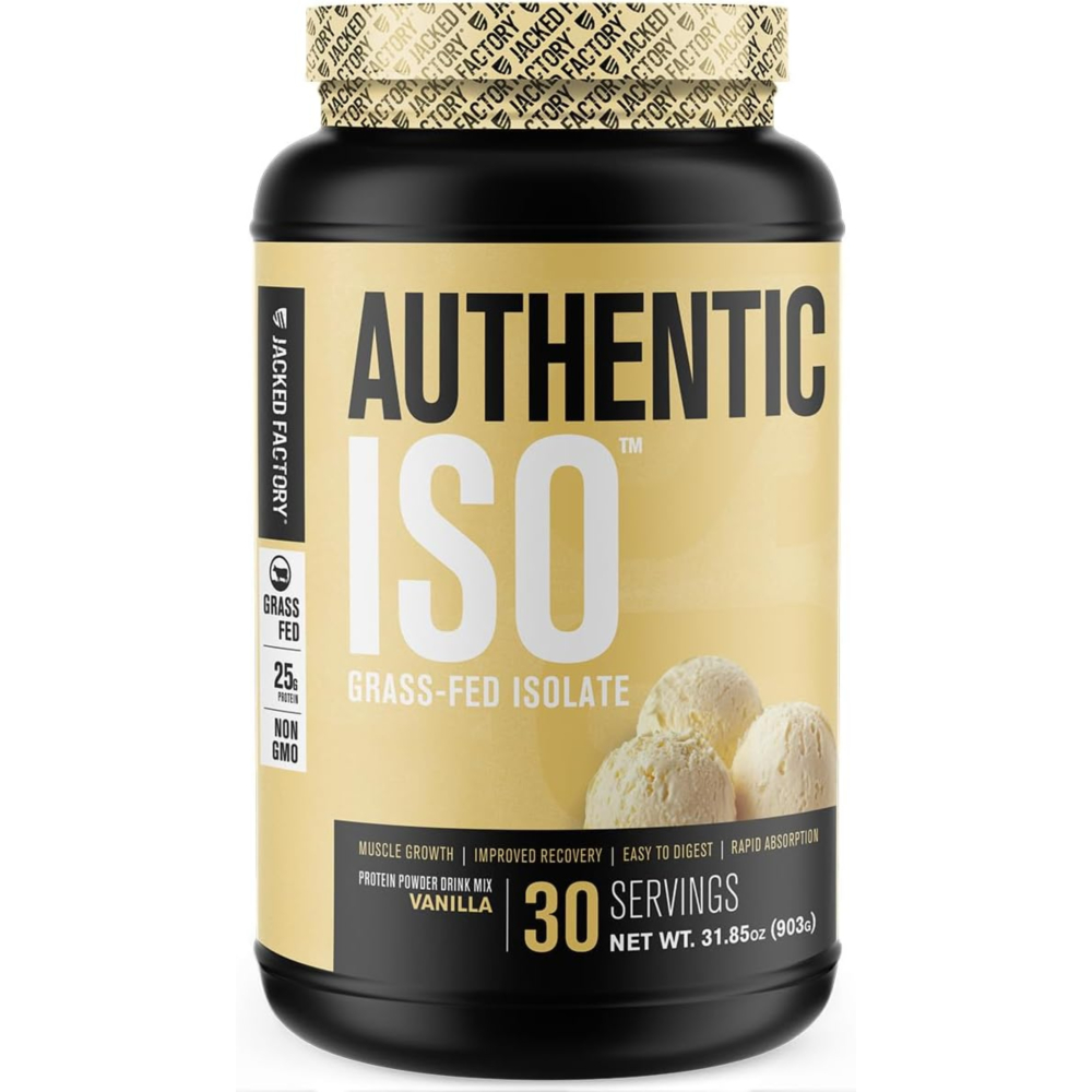 Jacked Factory 잭 팩토리 어센틱 ISO 웨이 프로틴 912g 바닐라 : 코스메포르