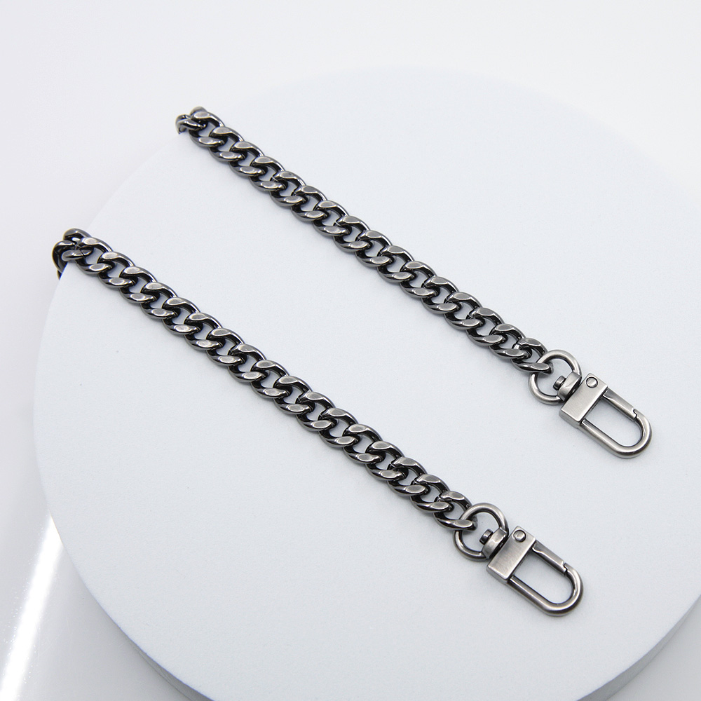 국산 가방 체인줄 BB09 사틴흑니켈 10mm 스트랩 10cm - 135cm 맞춤제작 리버스몰 - 메인 이미지