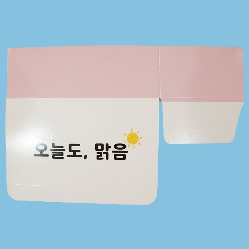 화이트지 모두종이박스 중 200매 상자 치킨 닭강정 와플 포장용기 배달 - 상세 이미지 2