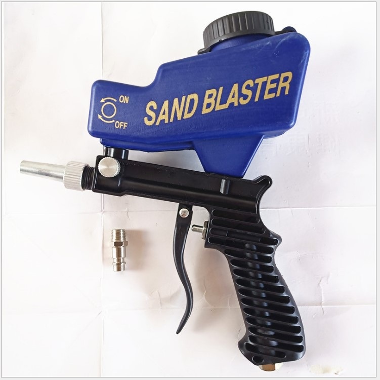 SAND BLASTER 휴대용 샌드 블라스터 총 600cc 에어 페인트건 샌드블라스터 - 상세 이미지 2
