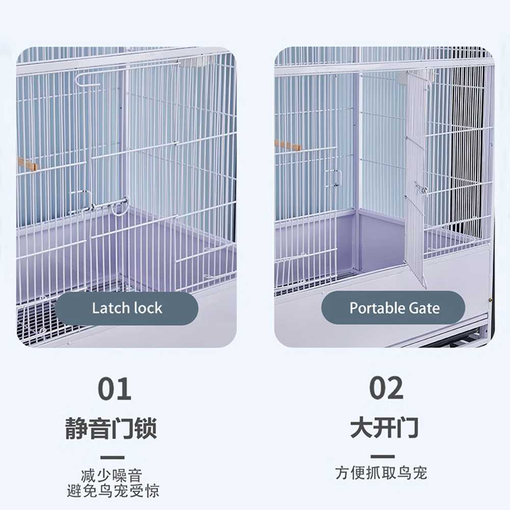 새장 앵무새 케이지 대형 고급 조류 하우스 - 상세 이미지 4