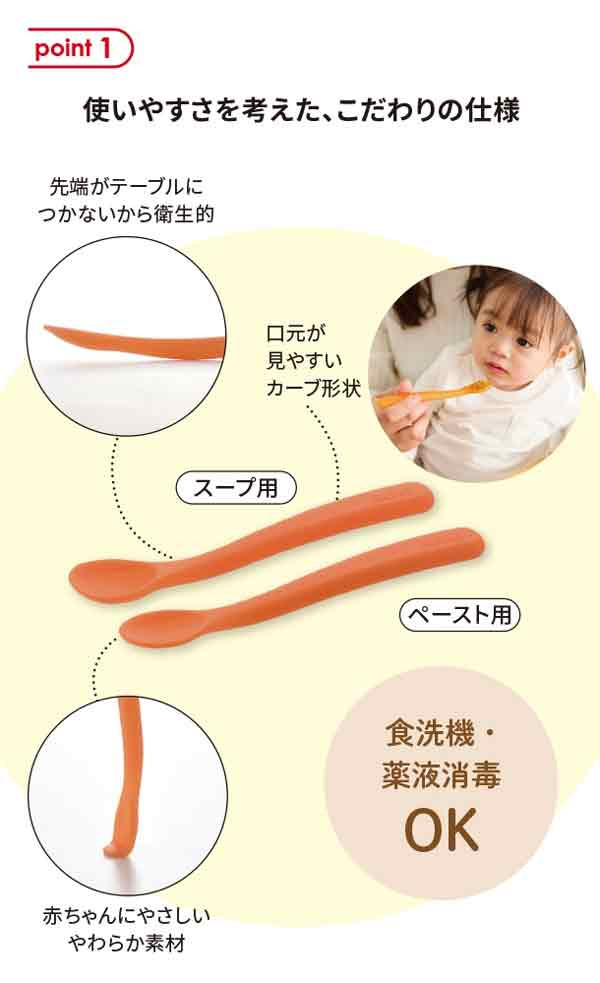 [발주상품] 릿첼 온도 감지 부드러운 육아 스푼 - 주방·식기 - 하카타몰