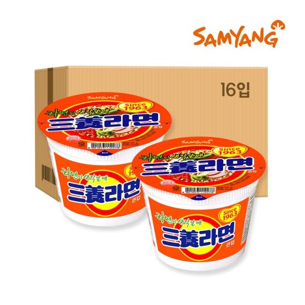 삼양라면 오리지널 큰컵 115g x 16입 323148 : 라이프하우스X