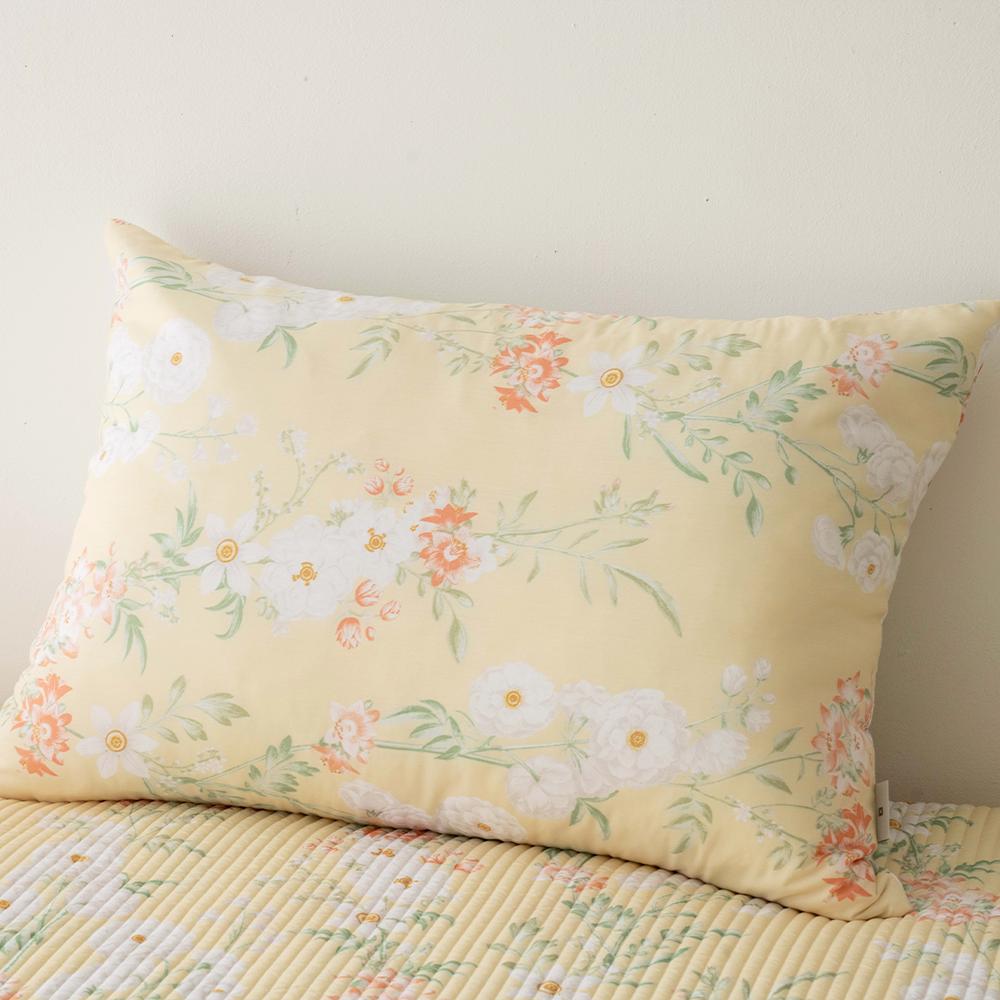 송화침장 모달100% 양면베개 플라워 로망 텐셀 50x70cm 베개커버