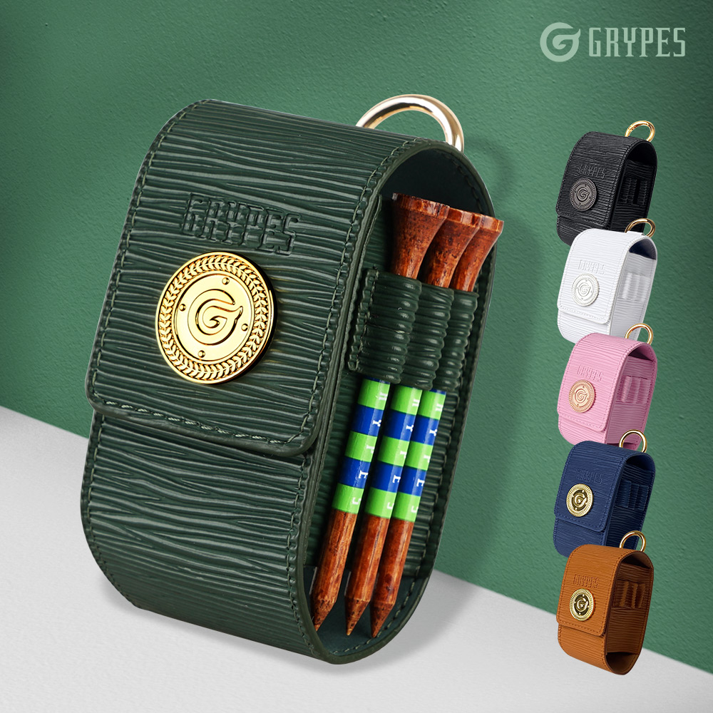 그리피스 골프공 파우치 볼주머니 골프볼 케이스 볼마커 세트 선물용