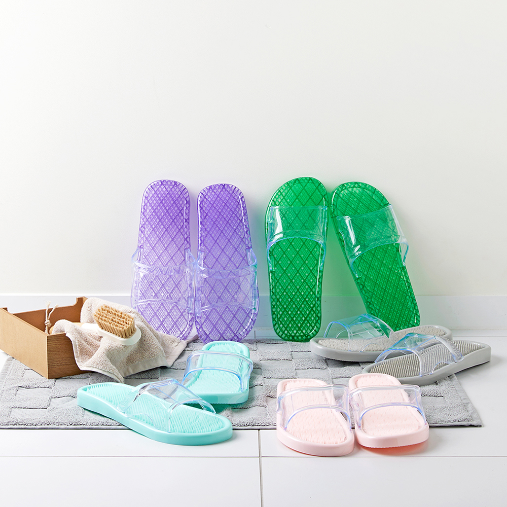 크린리빙 지압 욕실화 물빠짐 화장실 슬리퍼 5color