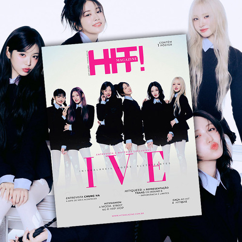 아이브 잡지+포스터+엽서 HIT Magazine 히트매거진 2025년 2월호 엠파시 굿즈