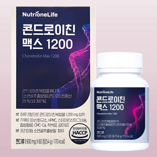 뉴트리원 콘도로이친 콘드로이친 1200 맥스 60정X2개 - 상세 이미지 3