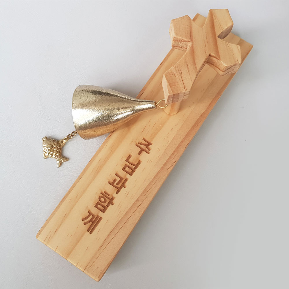 십자가 황동호리병 현관문종 도어벨 현관벨 거치대 출입문종 - 상세 이미지 2