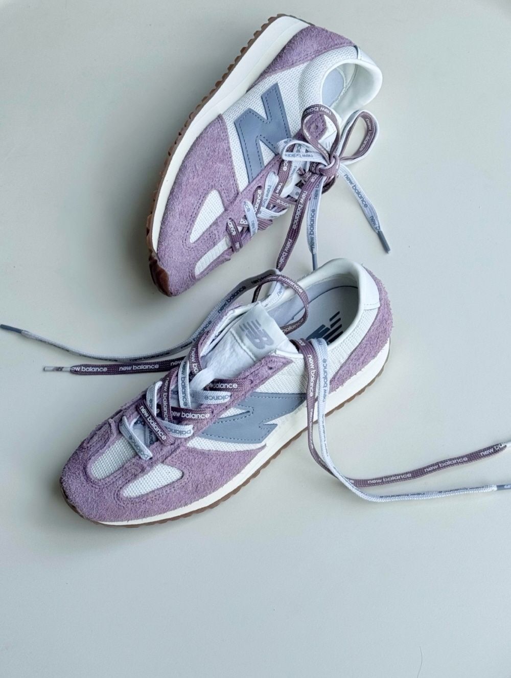 뉴발란스 471 멀티 슈레이스 Orchid Ivory 공용 U471AL 이미지 7