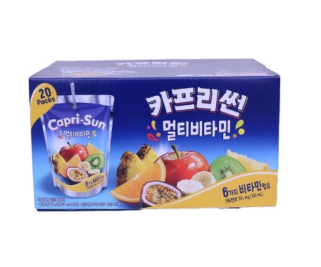 카프리썬 오렌지 망고 멀티 비타민 과일 주스 음료 대용량 어린이 간식 200ml 20개 - 상세 이미지 2