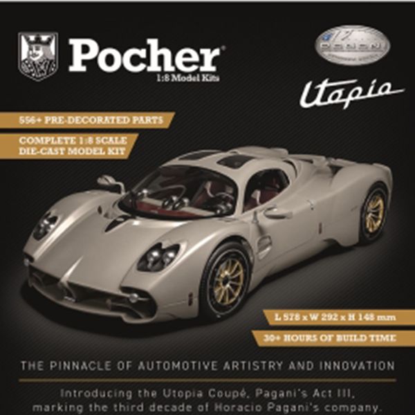 Pocher 1대 8  파가니 유토피아 Pagani Utopia BBPHK120F : 모델링홀릭