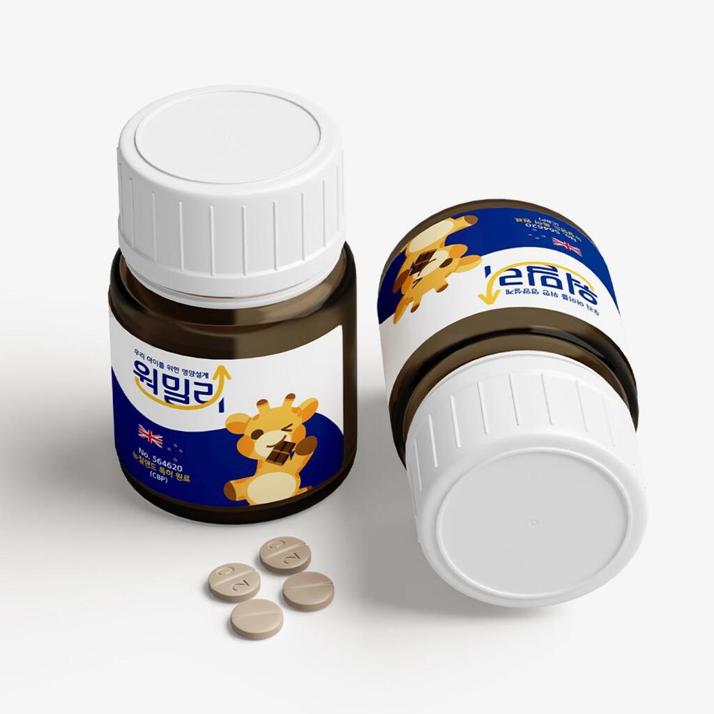 키즈n 원밀리 초유 단백 cbp 3000mg 우유 칼슘 산양유 30정 - 상세 이미지 2