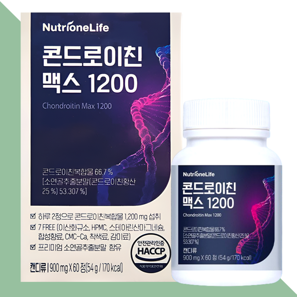 뉴트리원 콘드로이친 1200 맥스 60정X1박스 - 메인 이미지