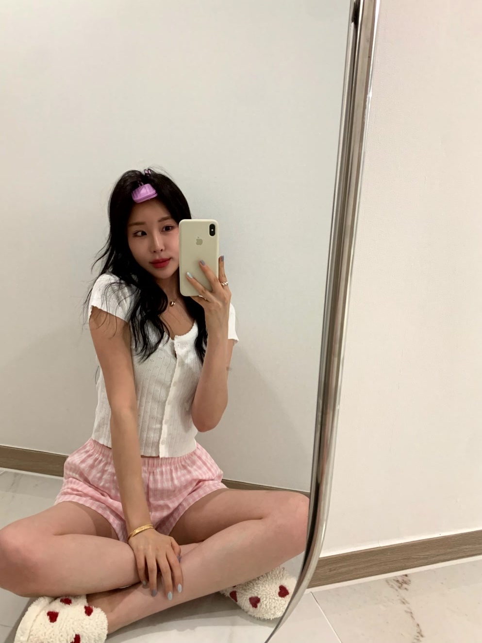 펀칭 유넥 반팔 가디건 (3color) 상세 이미지 23