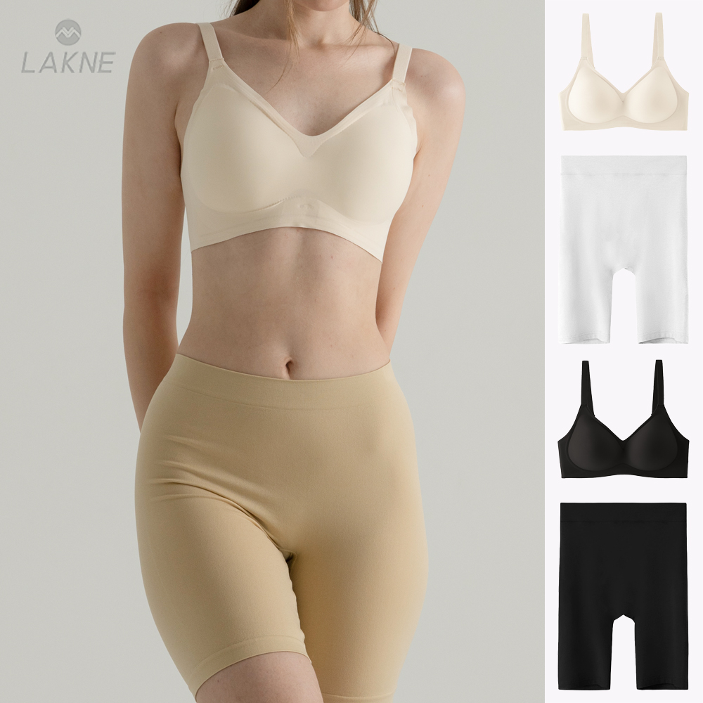 라크네 심리스 퍼펙트핏 브라 팬티 세트 3colors