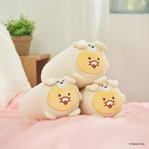 춘식이 퍼피 넥쿠션 애니멀 타운 봉제 인형 낮잠 쿠션 카카오 프렌즈 굿즈 - 상세 이미지 4