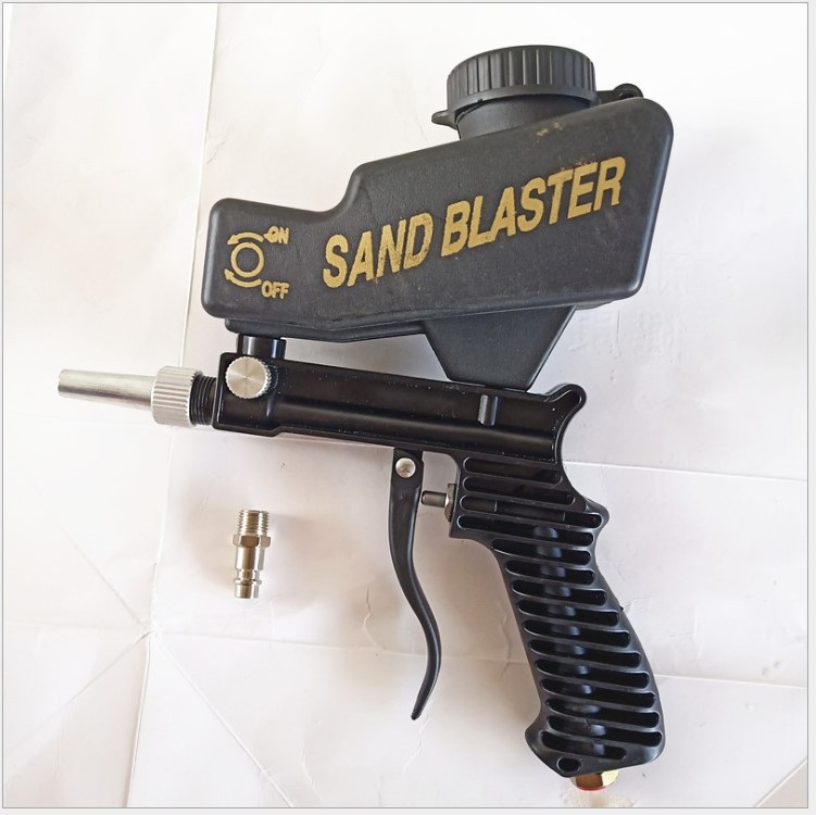 SAND BLASTER 휴대용 샌드 블라스터 총 600cc 에어 페인트건 샌드블라스터 - 상세 이미지 3