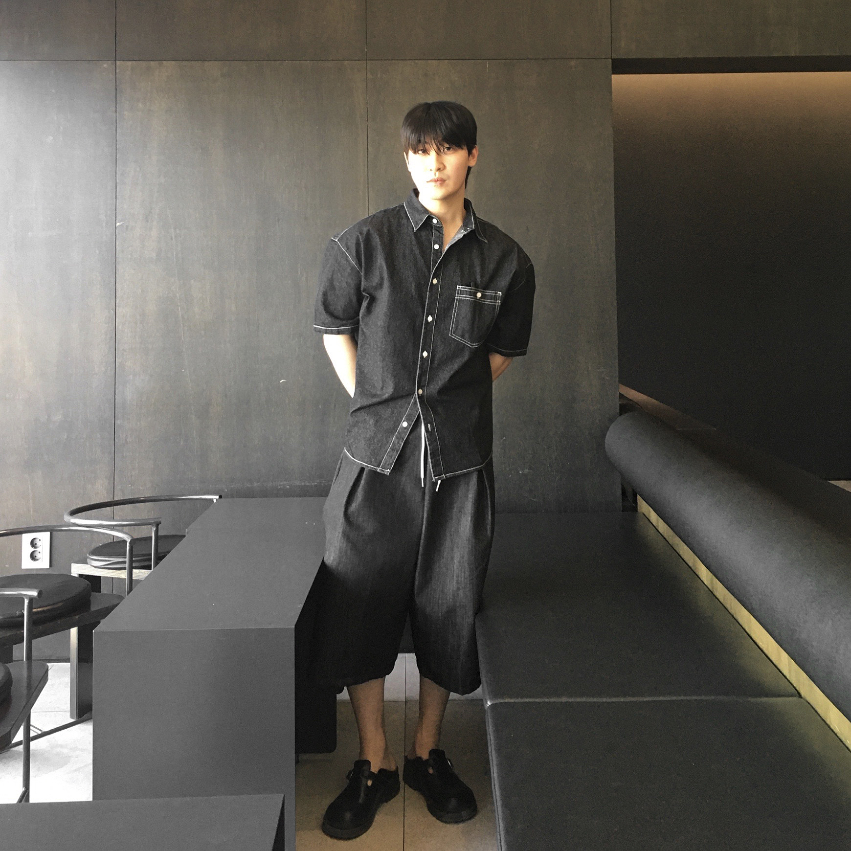 남자버뮤다팬츠 남자7부반바지 벌룬팬츠 - 상세 이미지 5