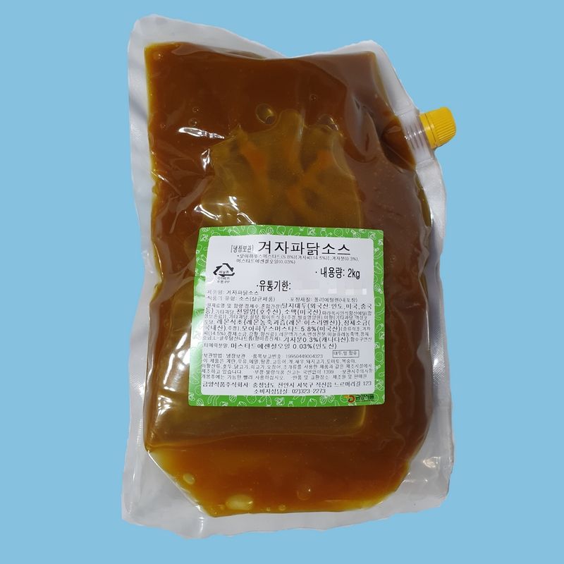 금양식품 겨자파닭소스 2KGx6봉지 BOX - 상세 이미지 2