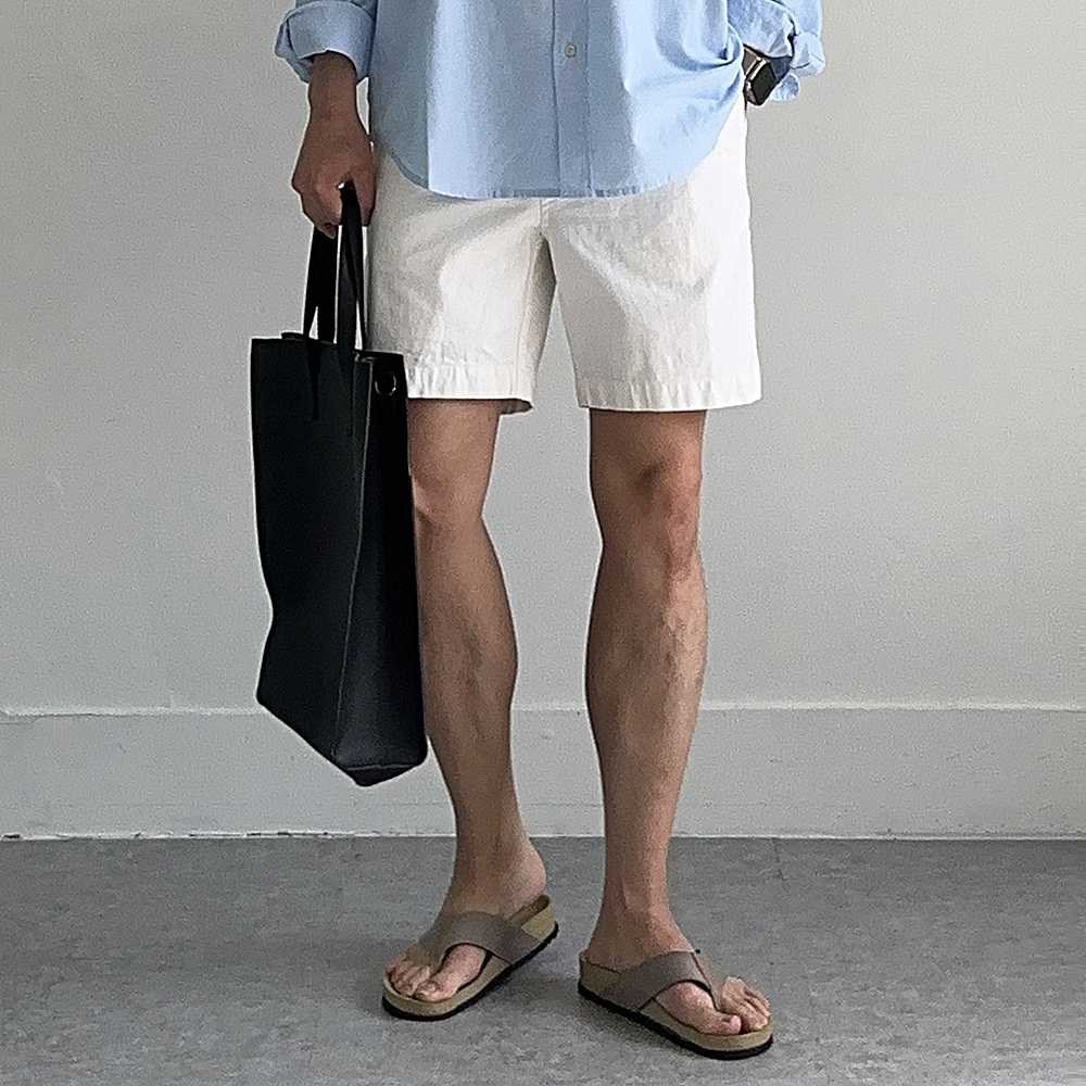 남자 반바지 밴딩 면 반바지 남자숏팬츠