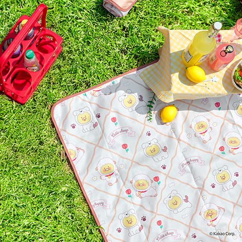 춘식이 피크닉 매트 방수 돗자리 야외 휴대용 소풍 애니멀 타운 카카오 프렌즈 굿즈