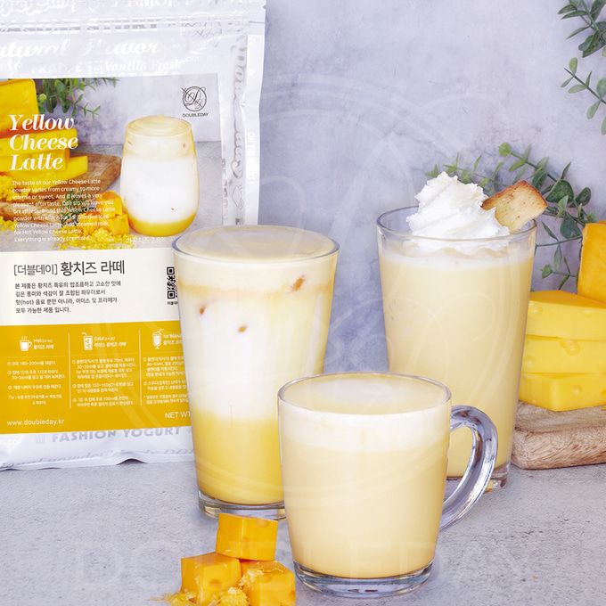 [오늘출발] 더블데이 / 황치즈 라떼 홈카페 330G / 뽀또 마스카포네 체다 치즈 프라페 파우더 분말 가루 베이스 - 상세 이미지 3