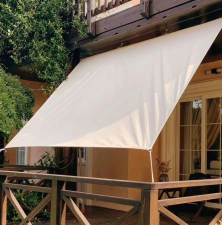 [해외]테라스 카페타프 카페어닝 그늘 방수 옥상 어닝 야외 개인화 차양막 16위안