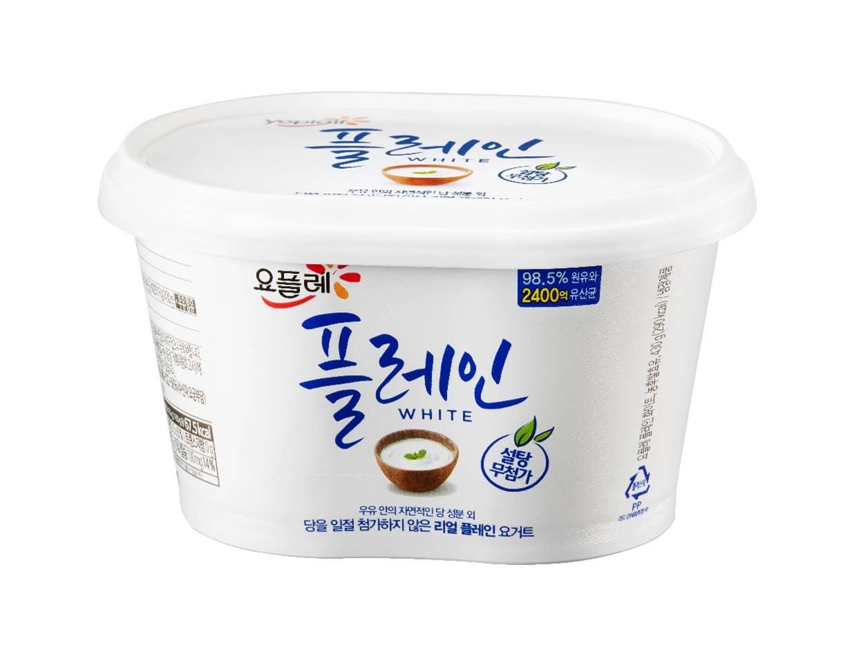 요플레플레인화이트 빙그레 430g : 식재온