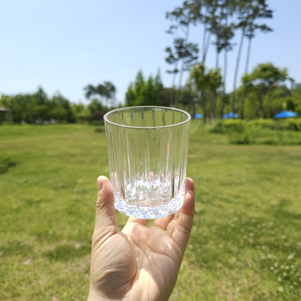 커피 유리컵 내열 유리잔 카페 유리 홈카페 아이스 아메리카노 라떼 크리스탈 350ml 이미지 7