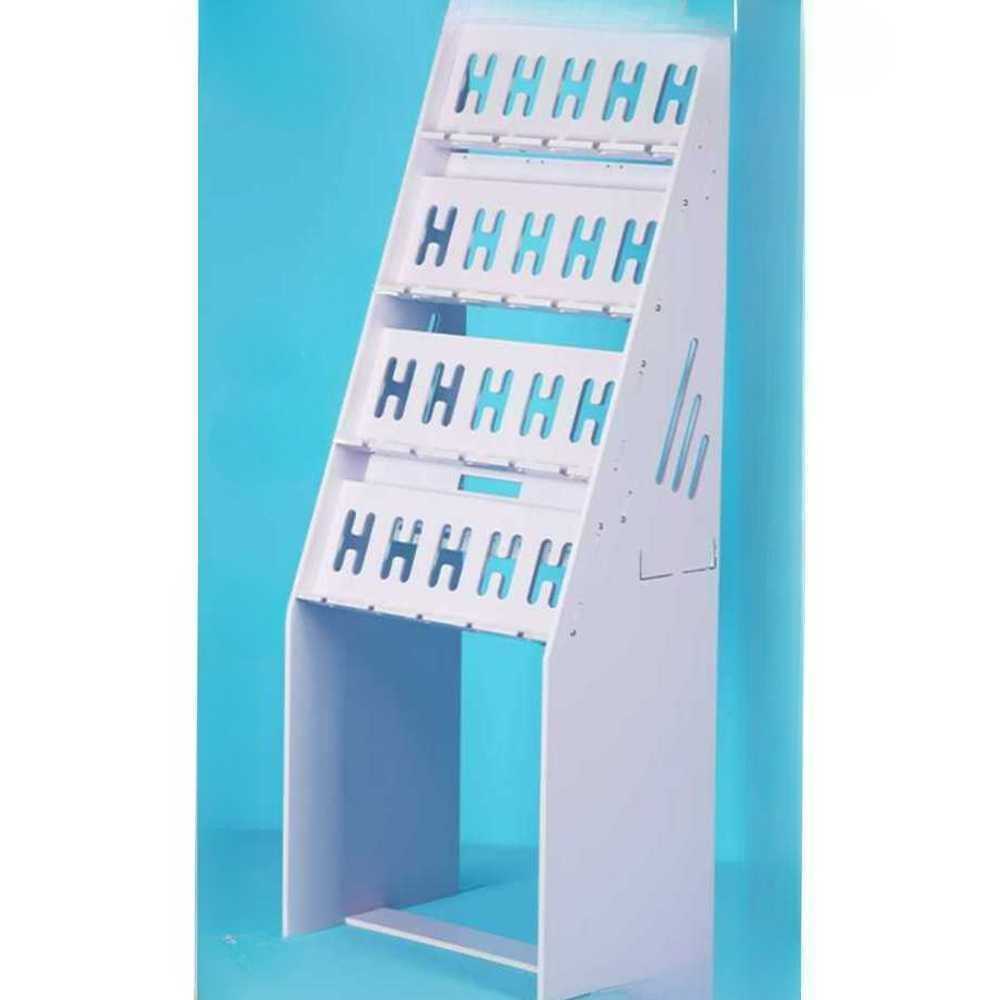 휴대폰 작업장 거치대 모바일 핸드폰 선반 스탠드 랙 4단 20개 - 상품 이미지
