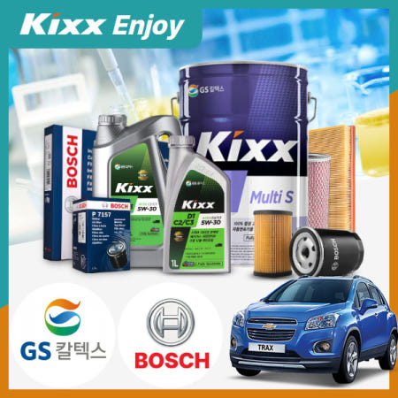 [자체제작]카샤 트랙스 1.6d 디젤 킥스 D1 5W30 엔진오일필터세트 미션오일 20L