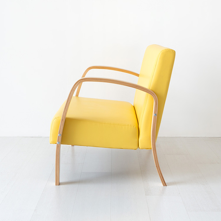 벤우드 2인 소파 YC12AD 내추럴/레몬, 2인용