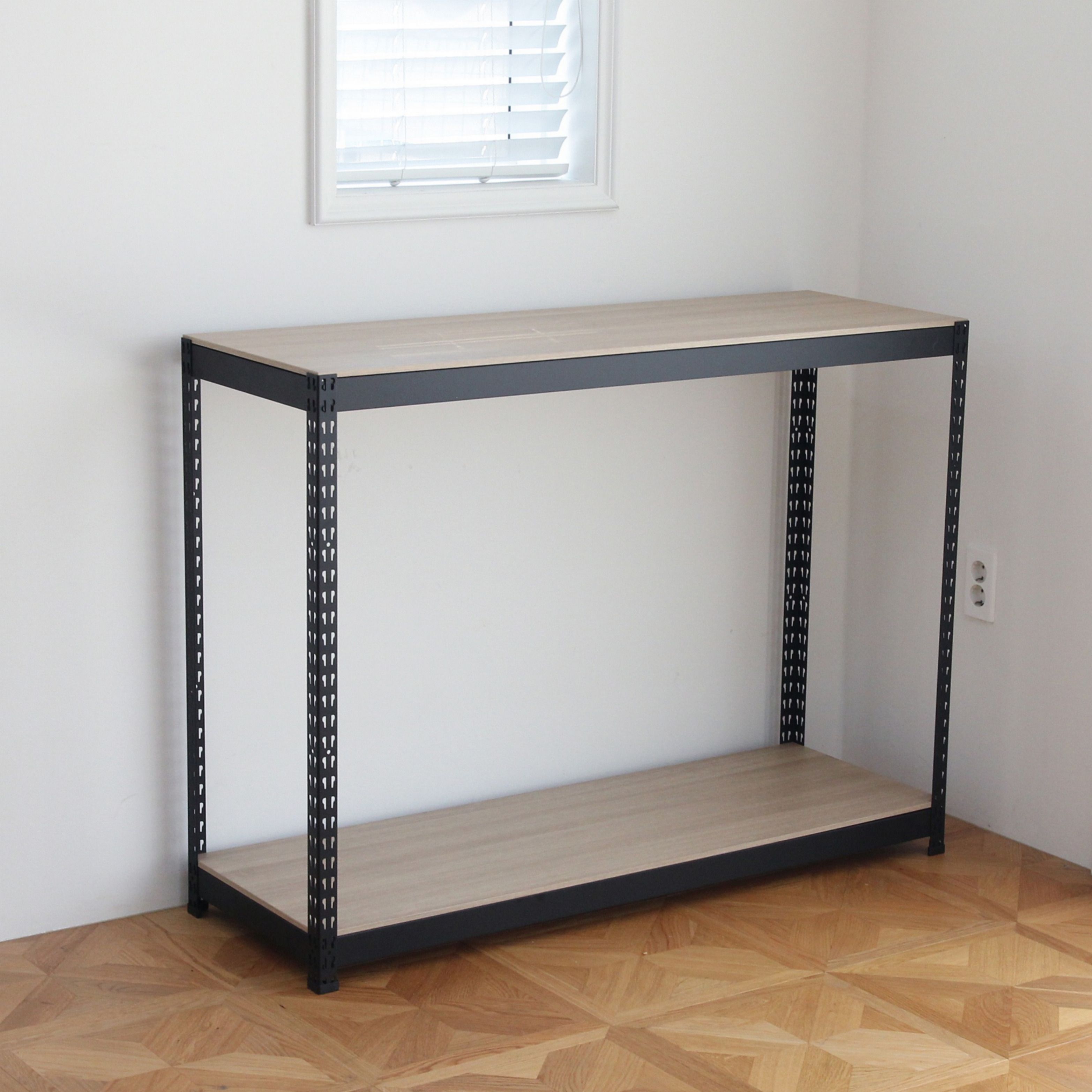 2단 수납 조립선반 다용도 팬트리 시스템 모듈 랙 미니 거실 랙 선반300x300x900