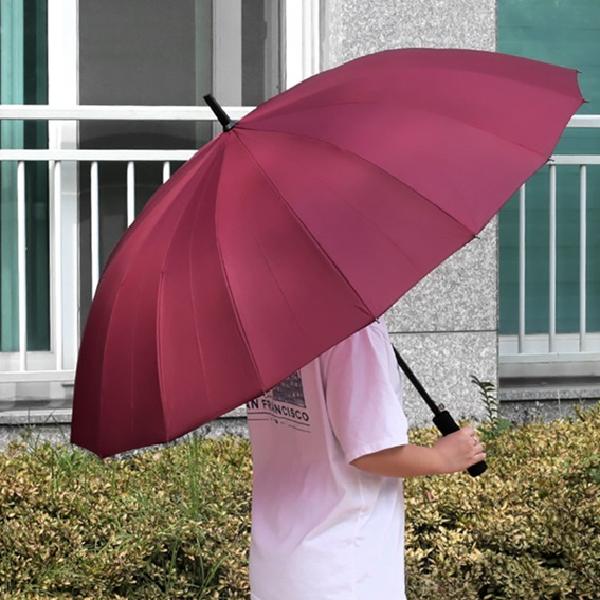 튼튼한 고급 장우산 예쁜 접이식 장우산 프리미엄 우산 초경량 우산 - 상품 이미지