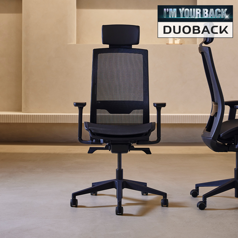 [10% 슈퍼적립]듀오백 Q7-05HLDA-M 메쉬 사무용 컴퓨터 책상 의자 일반베이스 무료택배