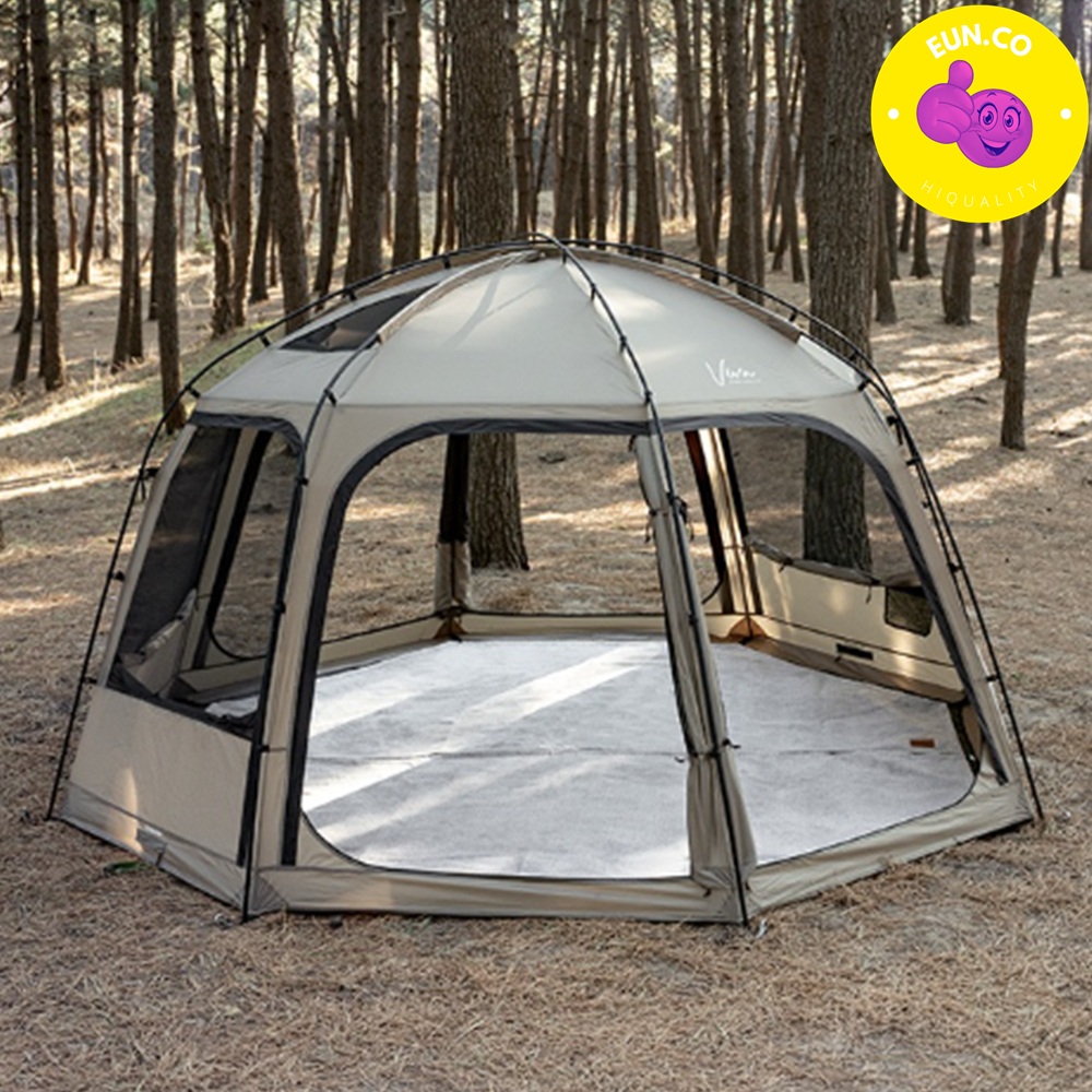 텐트 바닥매트 냉기차단 거실 바닥깔개 벨크로 탈부착 논슬립매트