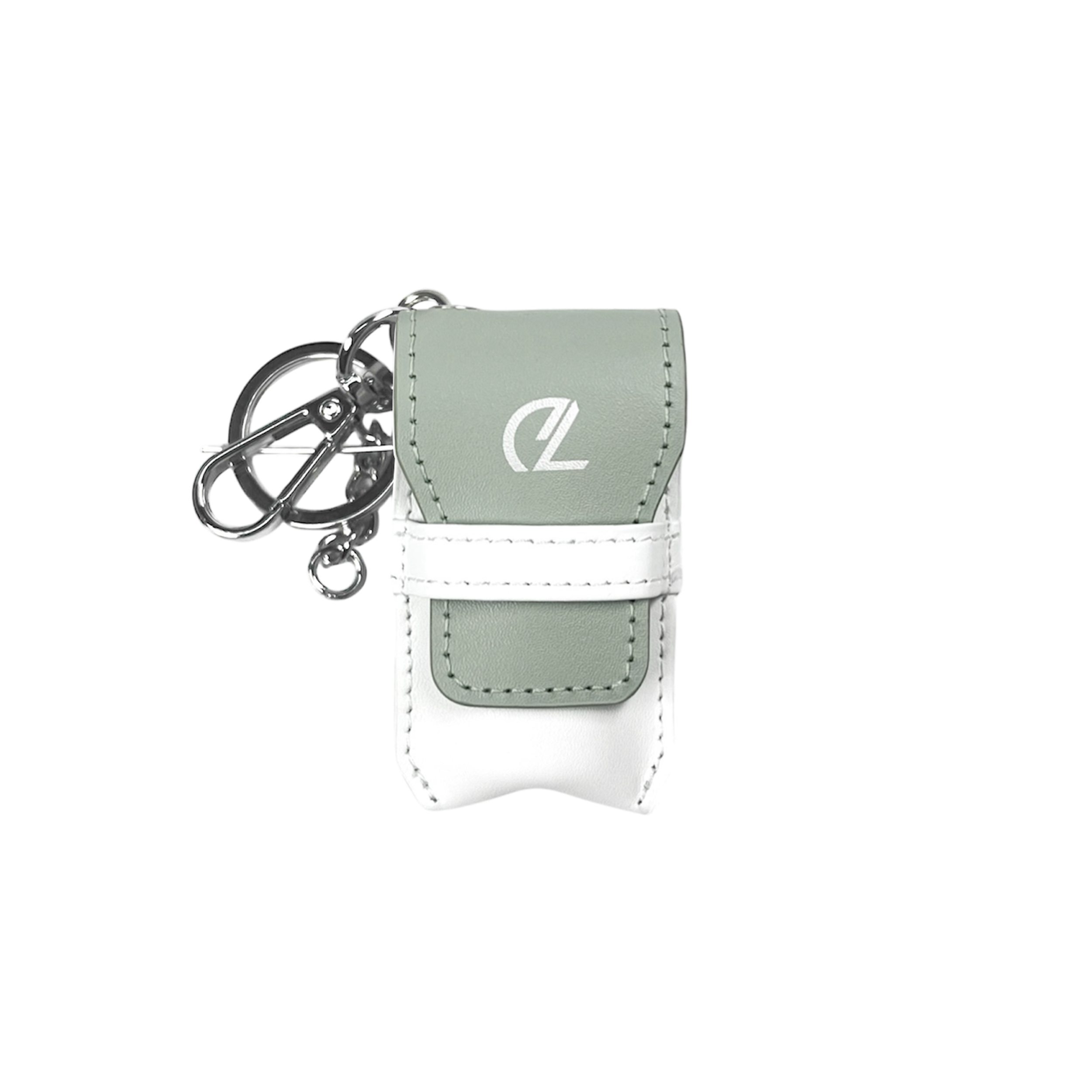 디아넬 미니백 소가죽 키링 Pale Mint / 라이터 OTP(오티피) 골프티 케이스 열쇠 - 상세 이미지 2
